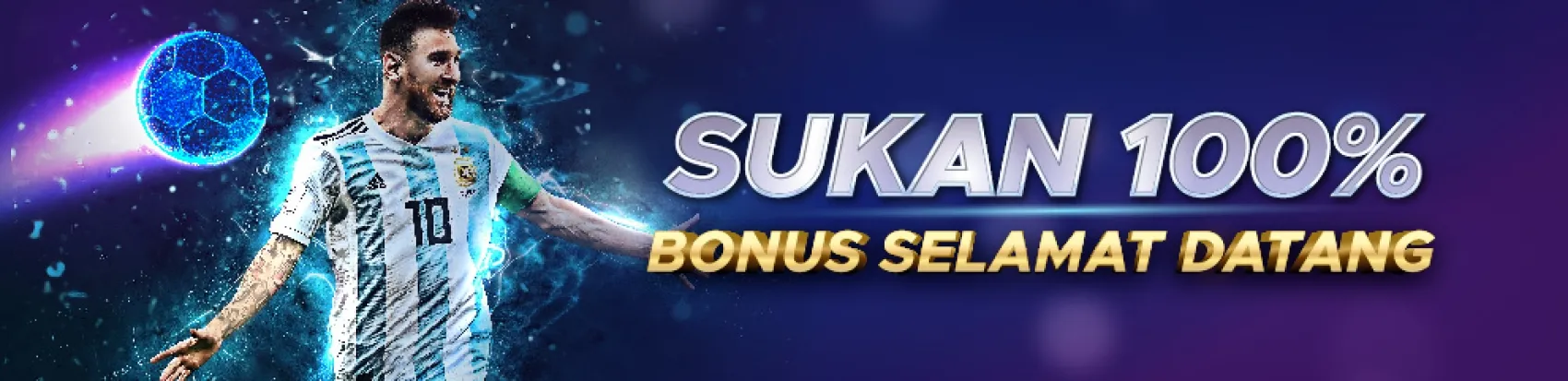 Sports 100% Bonus Selamat Datang