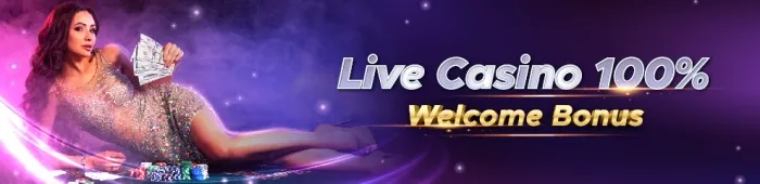 Live Casino 100% Welcome Bonus