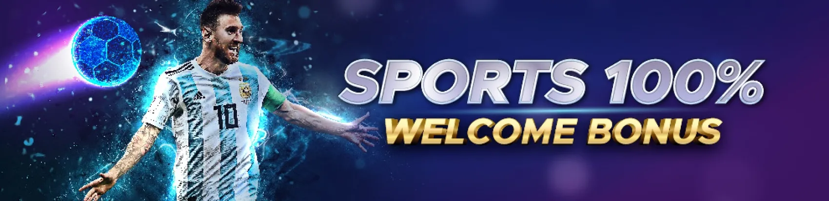 Sports 100% Welcome Bonus